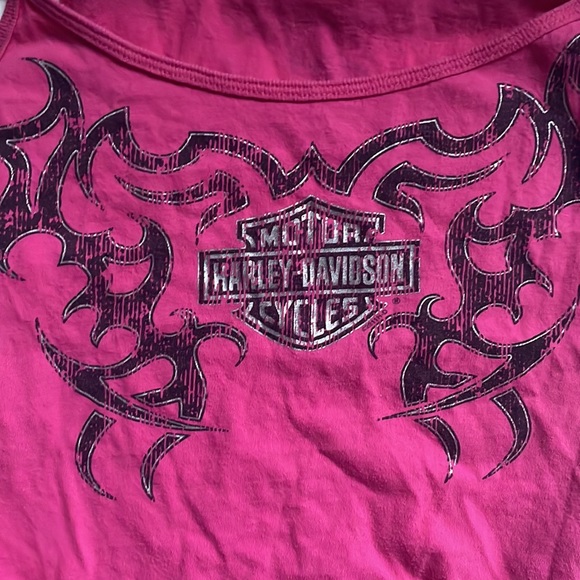 pink harley tank top - Picture 2 of 3